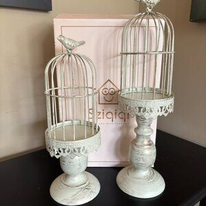 Decorative Bird Cage Set